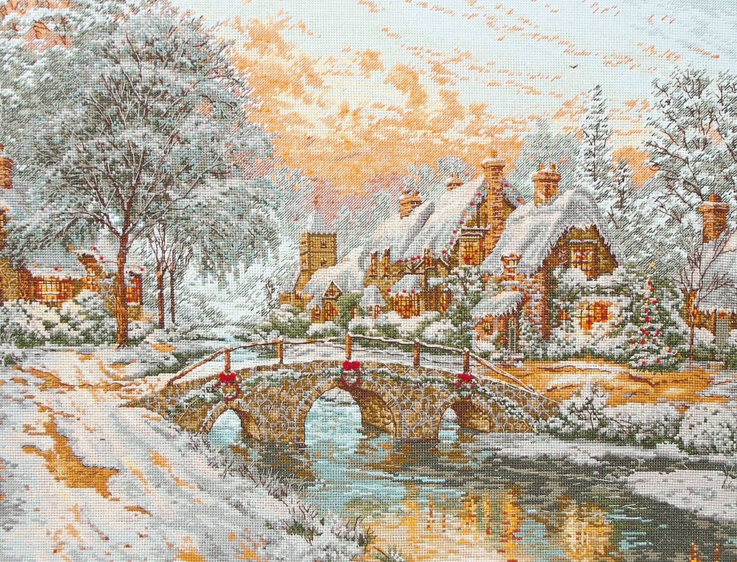 Maia Cross Stitch Kit - Cobblestone Christmas - HobbyJobby