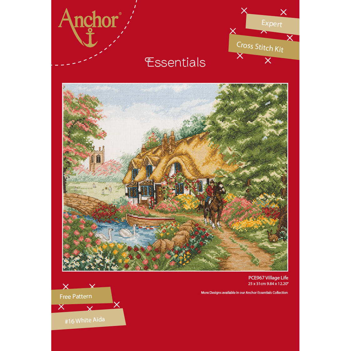 Набор для вышивки крестом Anchor - Village Life