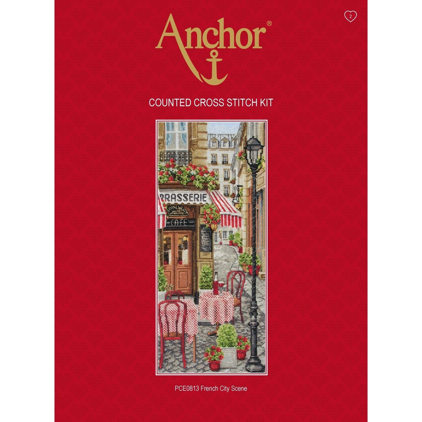 Набор для вышивки крестом Anchor - Французский городок