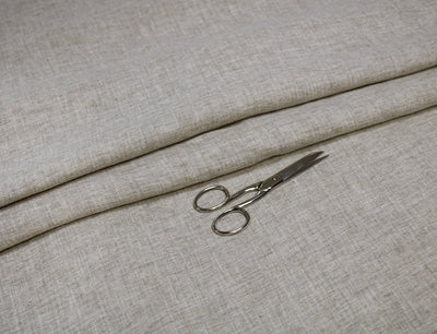 Luca-S Ткань из чистого натурального льна с мятым эффектом Светло-серого цвета.