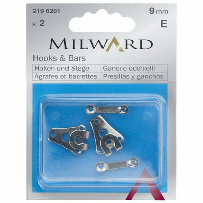 MILWARD Застежки-крючки и стержни, сталь, 9 мм Milward