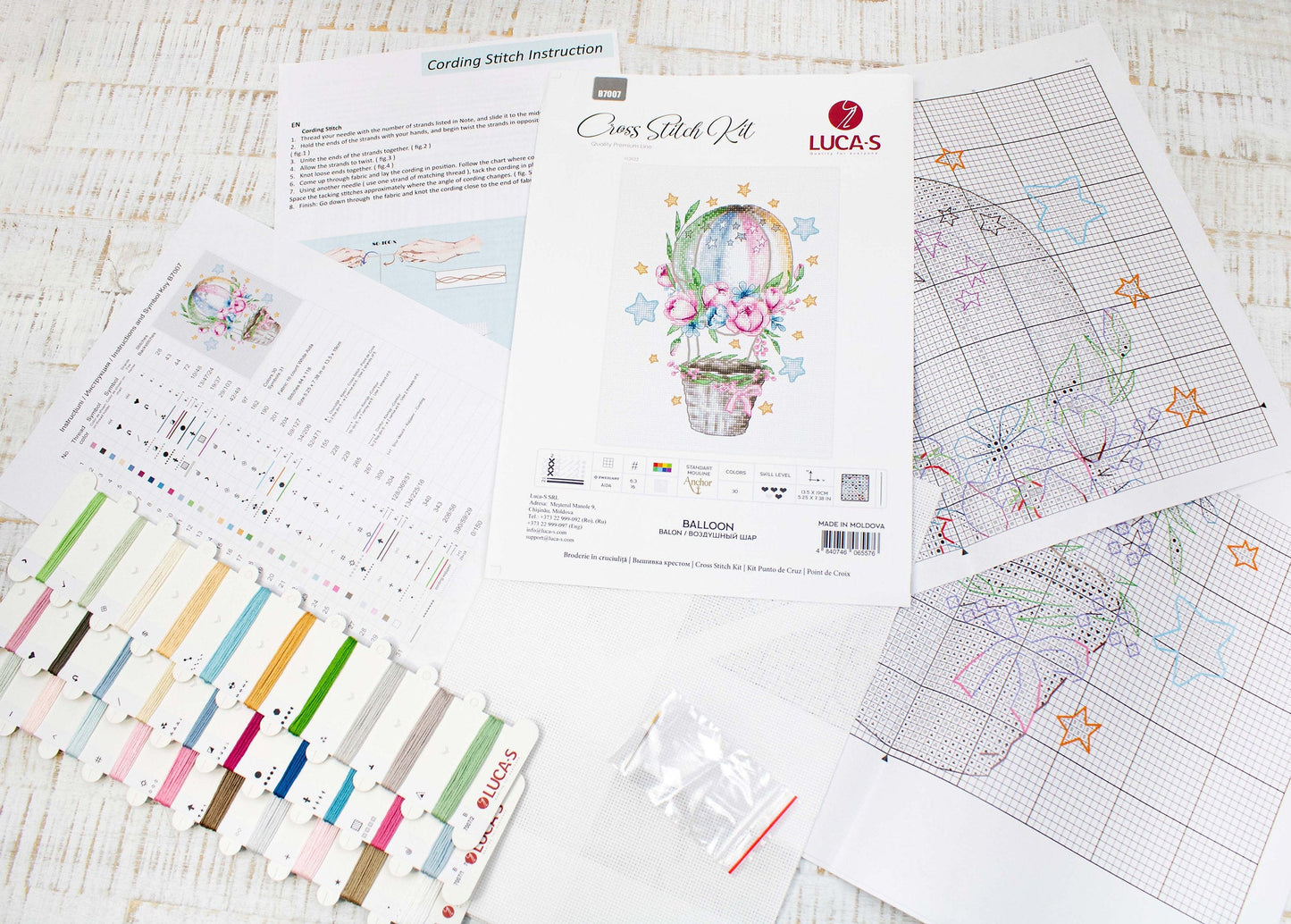 Cross Stitch Kit Luca-S - Balloon - HobbyJobby