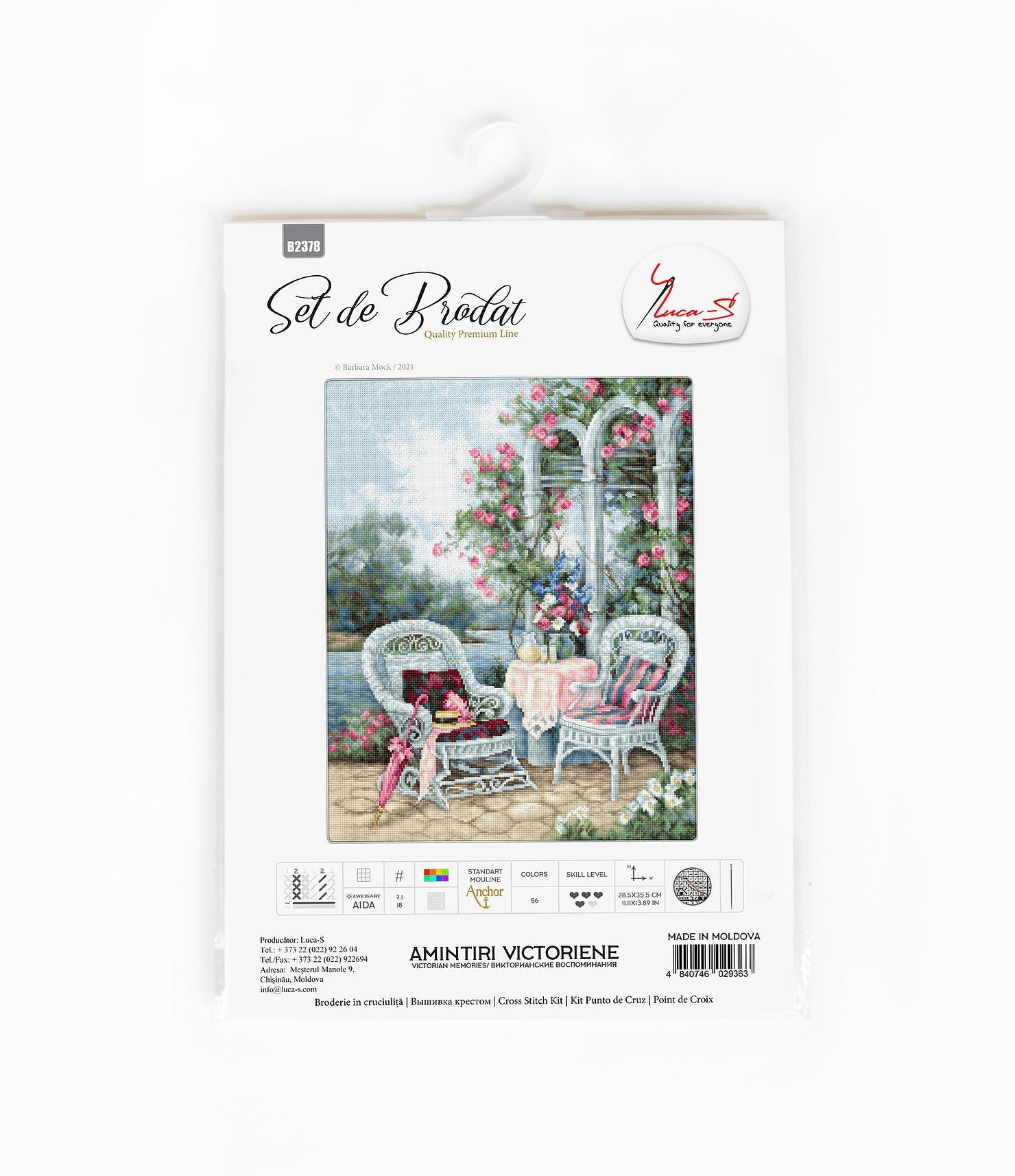 Cross Stitch Kit Luca-S - Victorian Memories - HobbyJobby