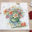 Cross Stitch Kit Luca-S Gold - April Bouquet - HobbyJobby