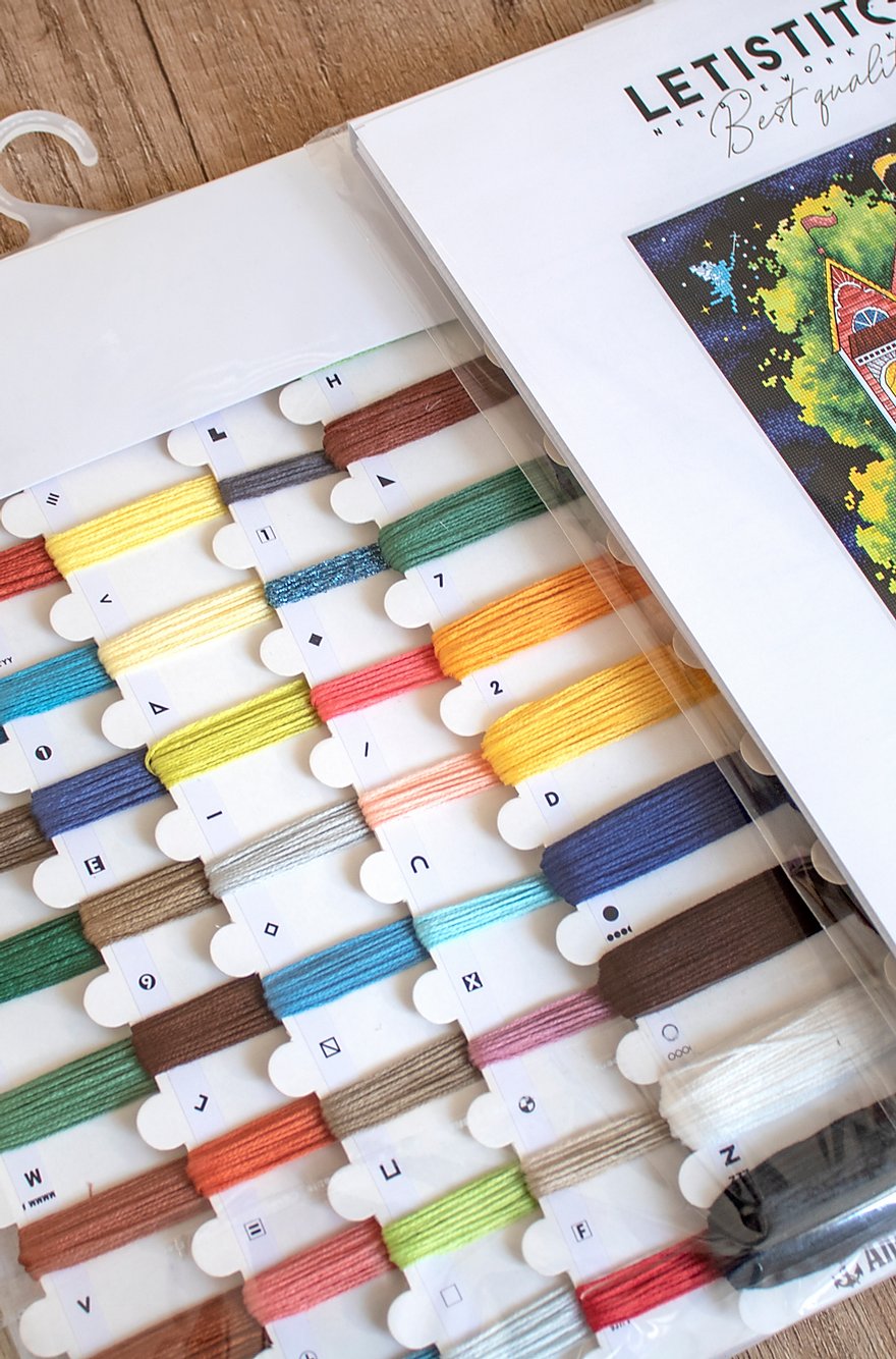 Set de broderie Letistitch  - Casa de poveste, LETI937