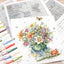 Cross Stitch Kit Luca-S Gold - April Bouquet - HobbyJobby