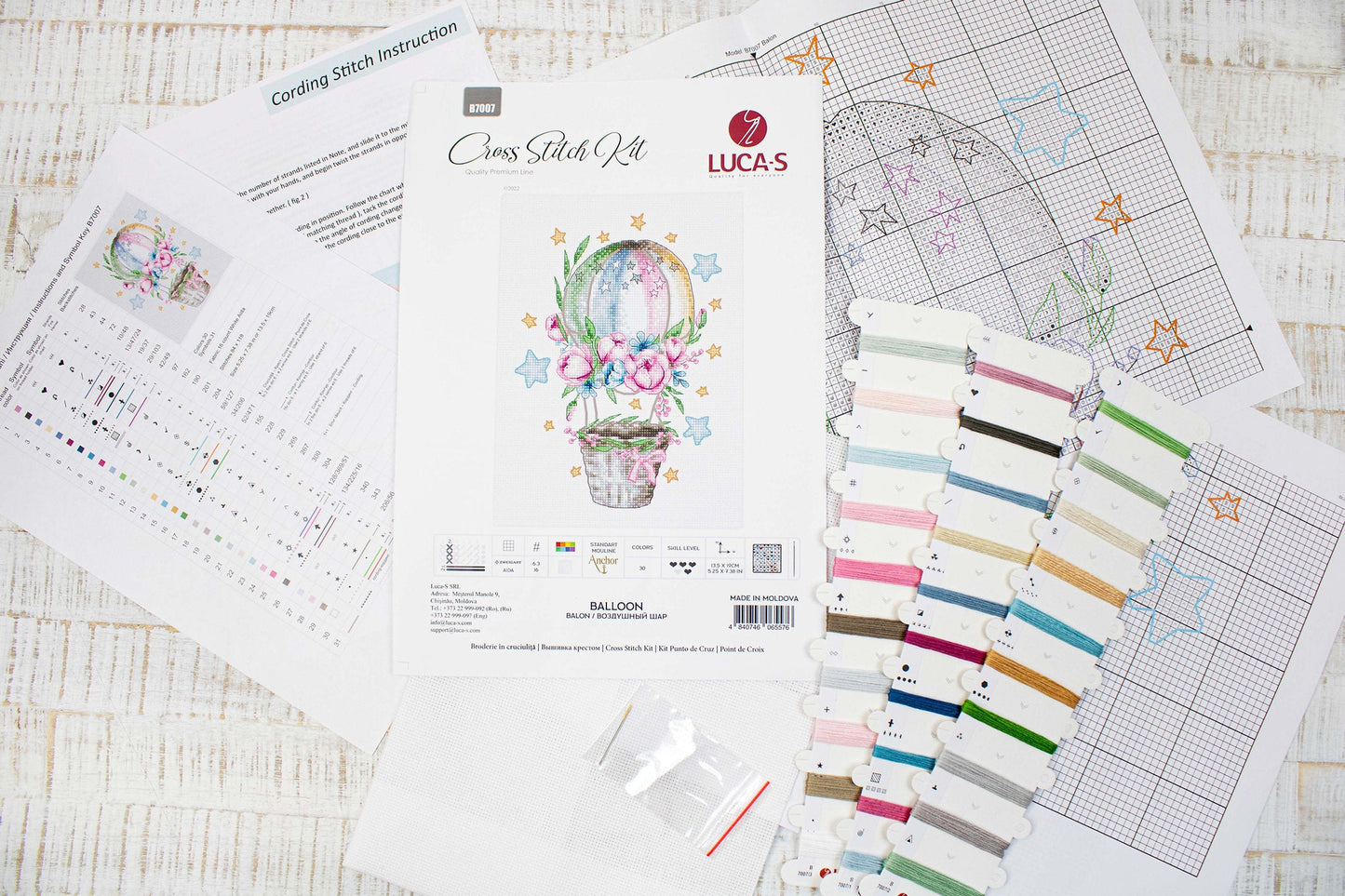 Cross Stitch Kit Luca-S - Balloon - HobbyJobby