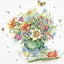 Cross Stitch Kit Luca-S Gold - April Bouquet - HobbyJobby