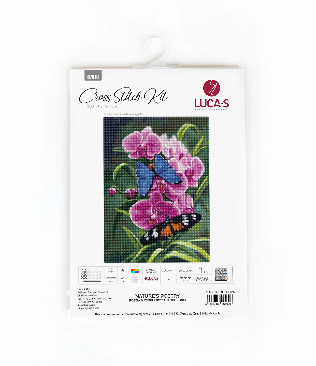 Set de brodat în cruciuliță Luca-S - B7010 Poezia Naturii