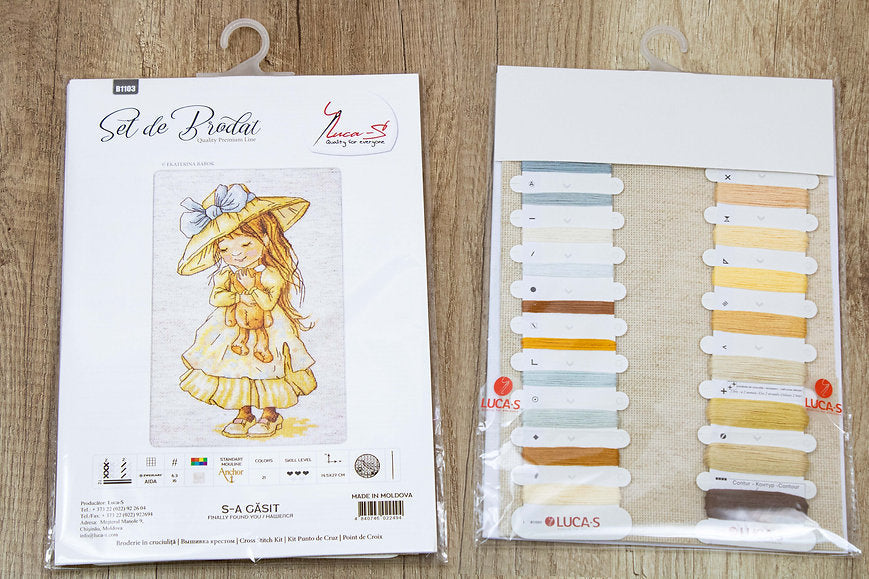 Set de brodat în cruciuliță Luca-S - B1103 S-a găsit