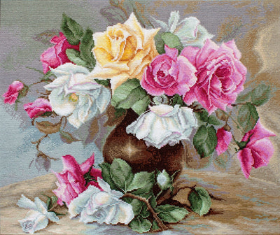 Набор для вышивания гобеленов Luca-S - Ваза с розами, G587
