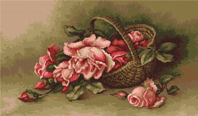 Набор для вышивания Luca-S Tapestry - Корзина с розами, G483