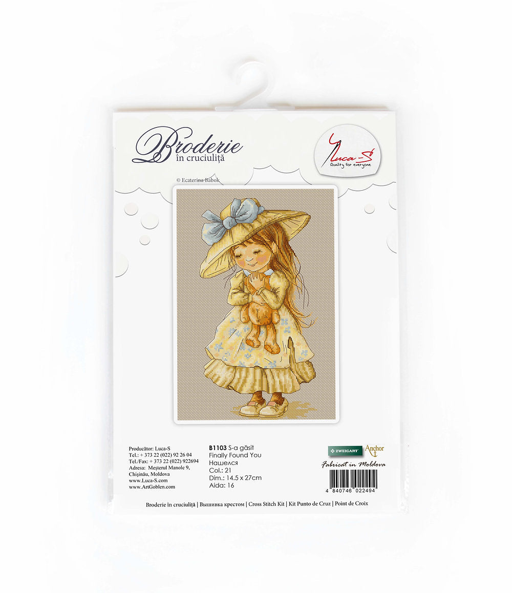 Set de brodat în cruciuliță Luca-S - B1103 S-a găsit