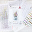 Cross Stitch Kit Luca-S - Bouquet with lavender - HobbyJobby