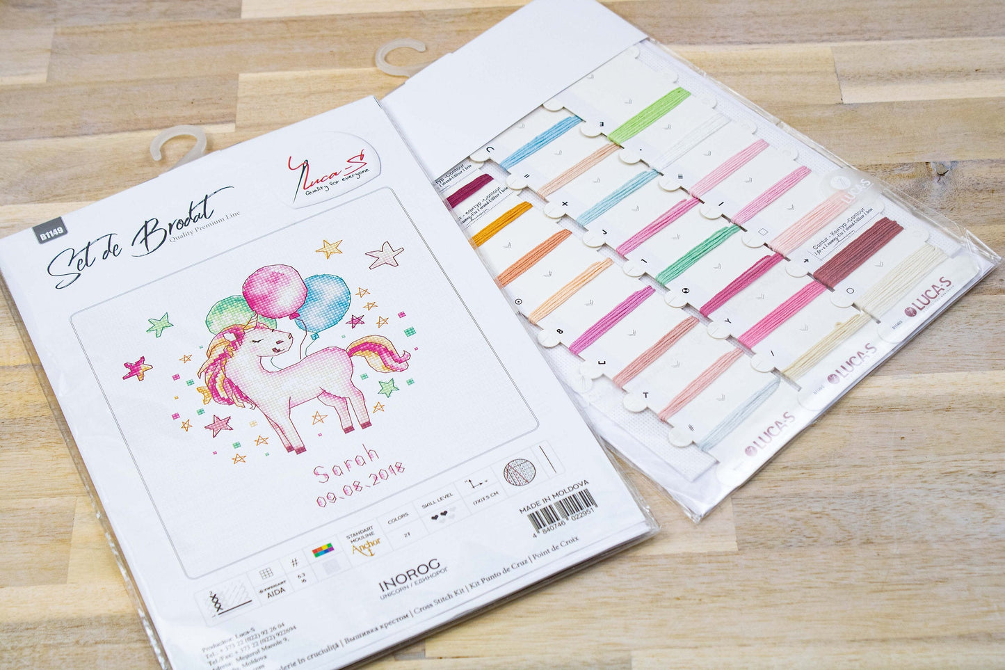 Set de brodat în cruciuliță Luca-S - B1149 Unicorn