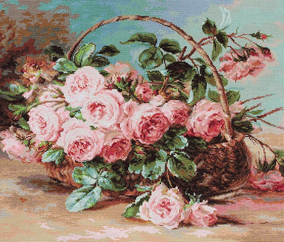 Набор для вышивания Luca-S Tapestry - Корзина с розами, G547