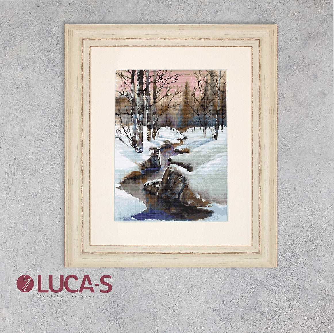 Cross Stitch Kit Luca-S - Winter - HobbyJobby