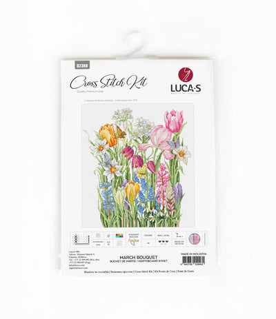 Cross Stitch Kit Luca-S - March Bouquet - HobbyJobby