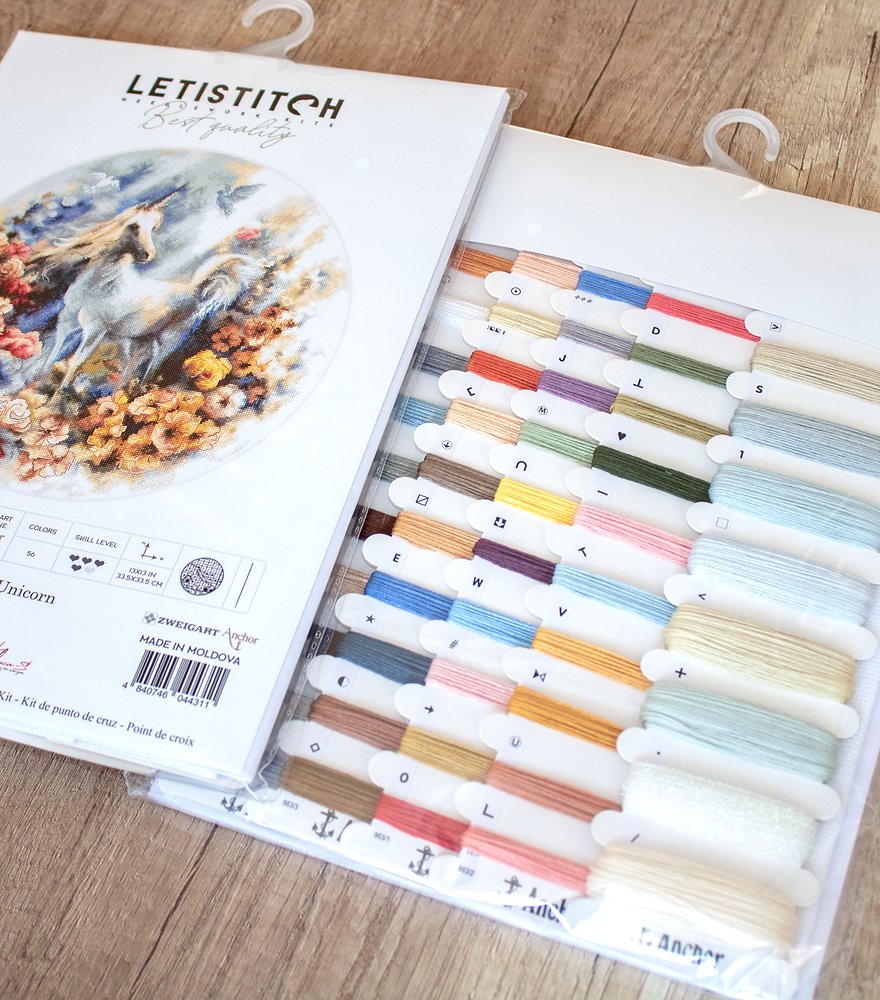 Set de broderie LETISTITCH - Unicorn, Leti903