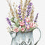 Cross Stitch Kit Luca-S - Bouquet with lavender - HobbyJobby