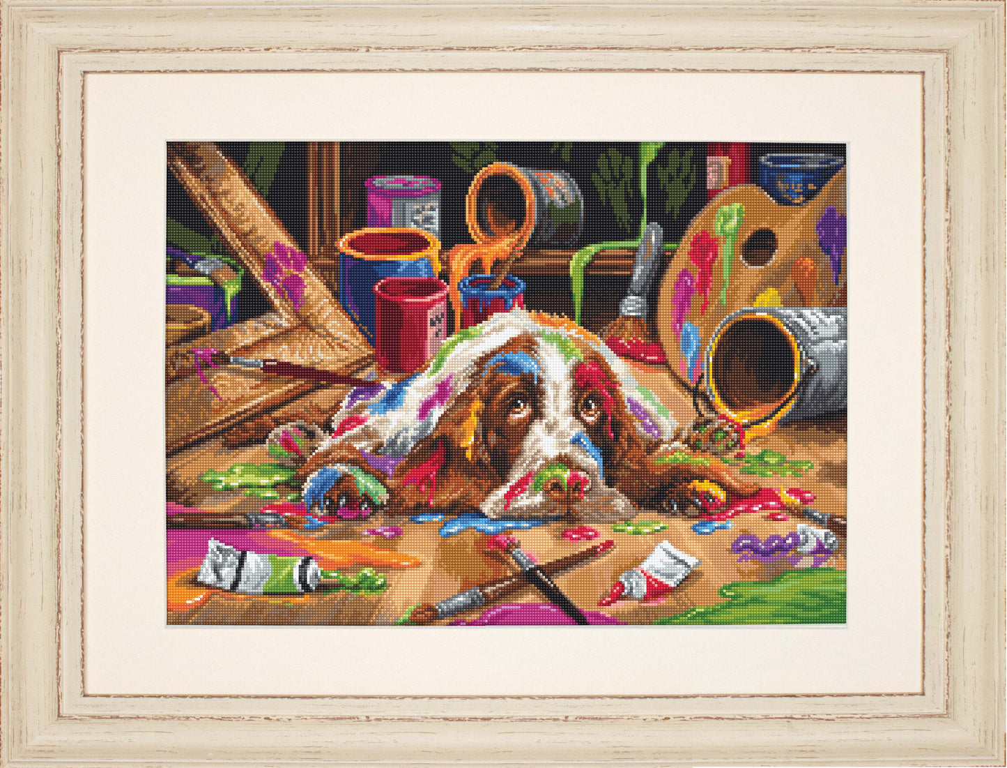 Set de brotat în cruciuliță Luca-S - B2415 Cățelul lui Picasso
