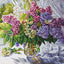 Set de brotat în cruciuliță Luca-S - Buchet de Liliac, B7015