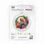 Set de brodat în cruciuliță cu cercul de brodat inclus - BC201 Papagalul Tropical