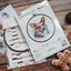 Set de brodat în cruciuliță cu cercul de brodat inclus- BC212 Corgi Galez