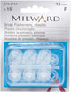 Butoni plastic transparent 13mm Milward