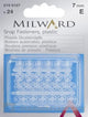 Butoni plastic transparent 7mm Milward