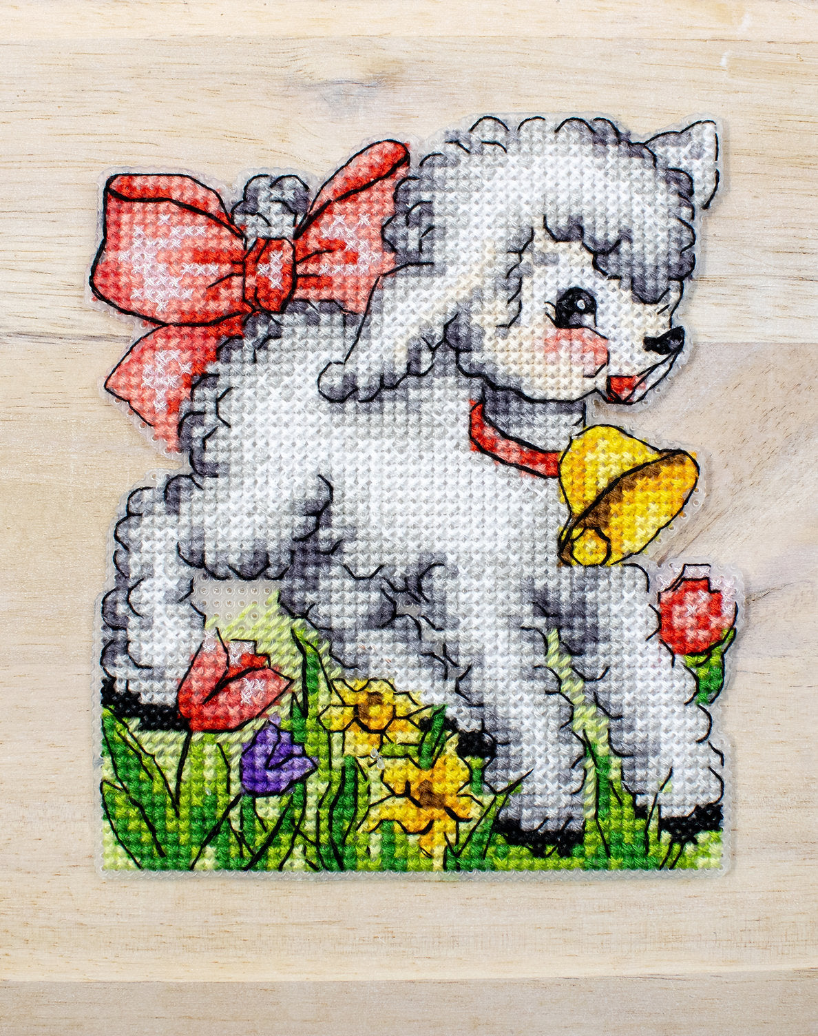 Set de brodat în cruciuliță Letistitch - Ornamente de Paște set de 8 piese, L8032