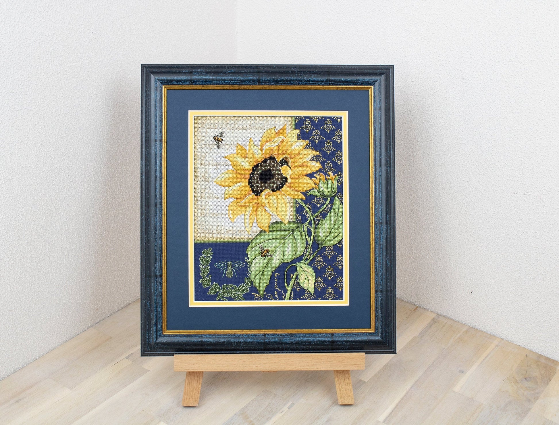 Cross Stitch Kit LetiStitch -  Sunflower Melody - HobbyJobby
