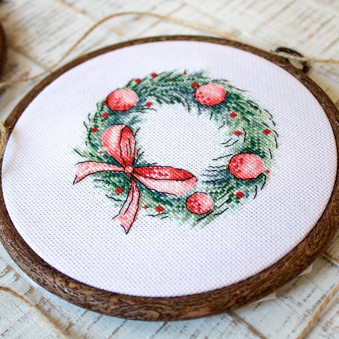 Набор для вышивания Letistitch - Новогодние ретро-машинки / Набор из 5 шт., Leti965