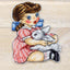 Set de brodat în cruciuliță Letistitch - Ornamente de Paște set de 8 piese, L8032