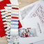 Cross Stitch Kit LetiStitch - Snowman and Santa Stocking - HobbyJobby