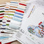 Cross Stitch Kit LetiStitch - Snowman and Santa Stocking - HobbyJobby