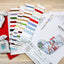 Cross Stitch Kit LetiStitch - Snowman and Santa Stocking - HobbyJobby