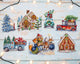 Set de broderie LETISTITCH - Ornamente de Crăciun set nr. 3 /  7 buc., L8051