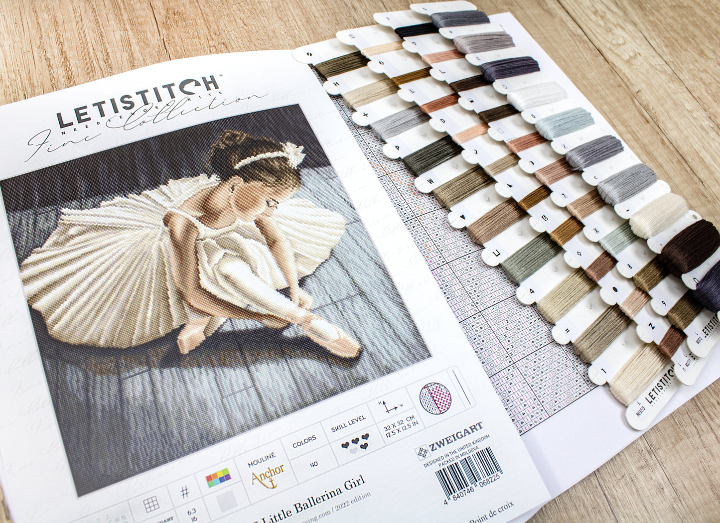 Набор для вышивки крестом Letistitch L8037 Балерина