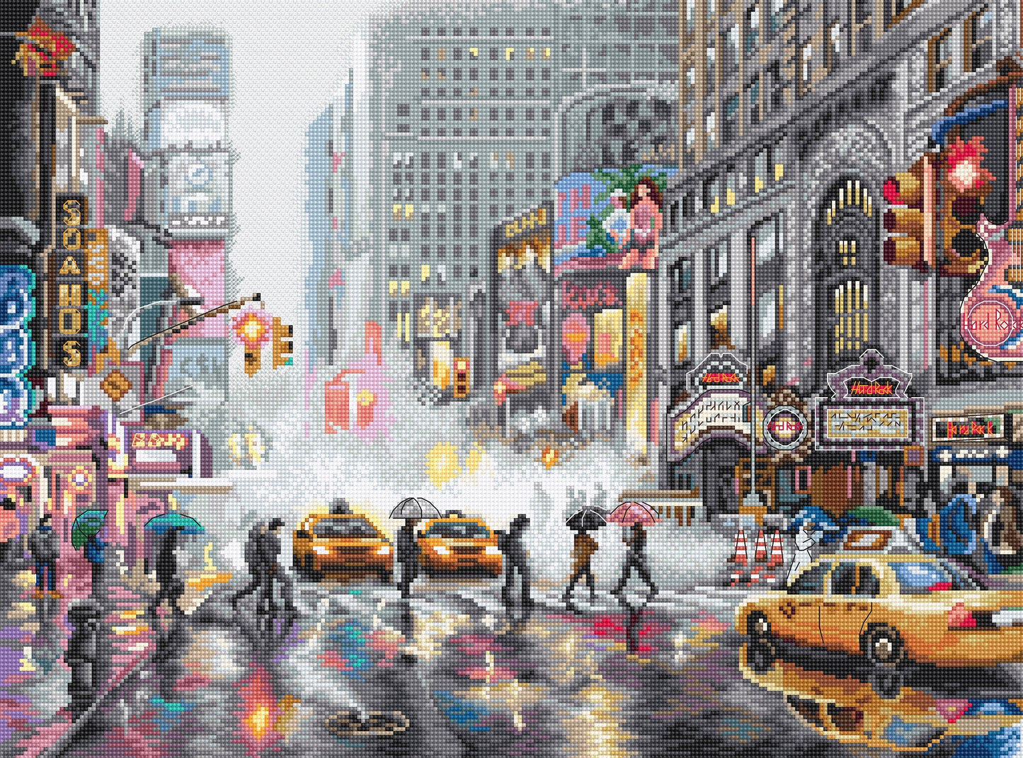 Cross Stitch Kit LetiStitch - New York - HobbyJobby